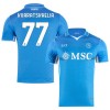 Maglia ufficiale SSC Napoli Kvaratskhelia 77 Casa 2024-25 per Uomo